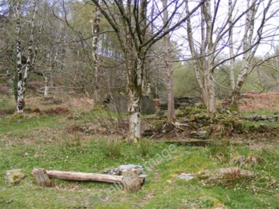 Foto 6x4 Standort der Erzaufbereitungsanlage, Cwm Bychan Mine Nantmor c2009