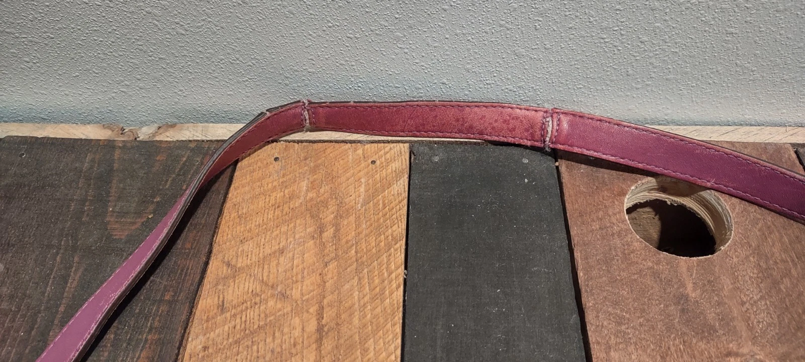 Borsa a tracolla Coach Penelope firmata viola.