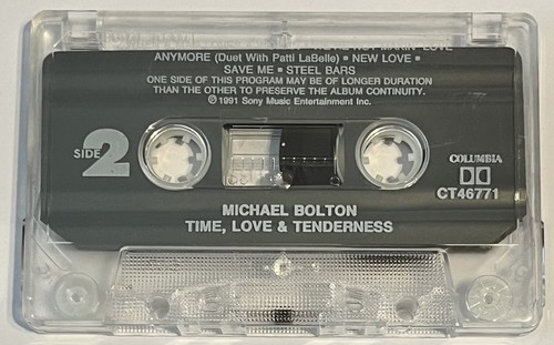 Michael Bolton - Time, Love & Tenderness - Audio Cassette Tape 1991 Sony CT46771 - Picture 4 of 6