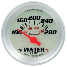 Equus 1.5" Elec WTemp Ga | E8162*1-1/2 in Electric Water Temperature Gauge