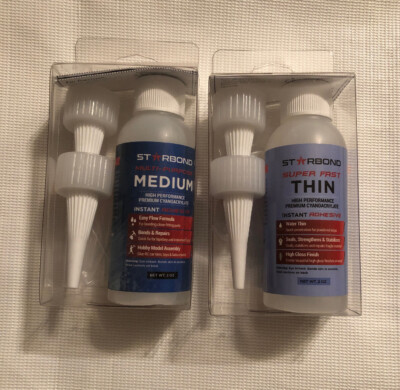 Super Glue CA Fast Thin And Medium Instant 2 oz Hobby Stabilizing Finish Lot