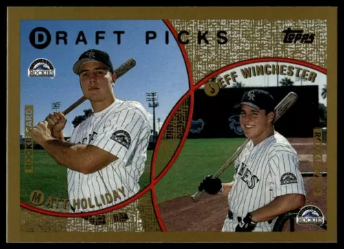 1999 Topps #442 Matt Holliday / Jeff Winchester DPK, RC