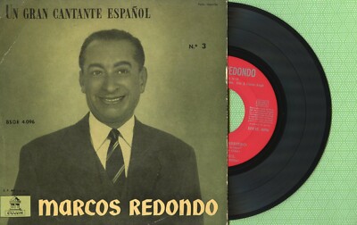 MARCOS REDONDO / Cantar del Arriero / ODEON BSOE 4.096 Pres Spain 1959 EP VG+
