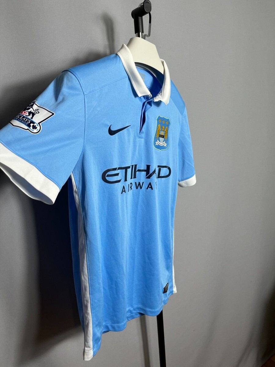 MANCHESTER CITY 2015 2016 HOME SHIRT JERSEY NIKE 658886-489 #10