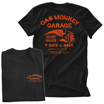 Officially Licensed Gas Monkey Garage - Cash monkey Mens T-Shirt