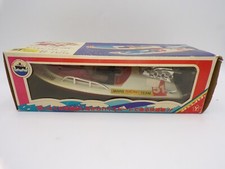RARE 1970's Yonezawa Japan B/O Plastic Speed Boat Water Toy w/ original box