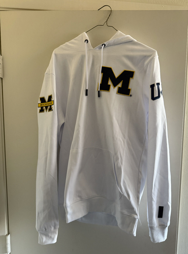 University of Michigan Pro Standard Small White Hoodie - New w/Tags - Picture 2 of 7