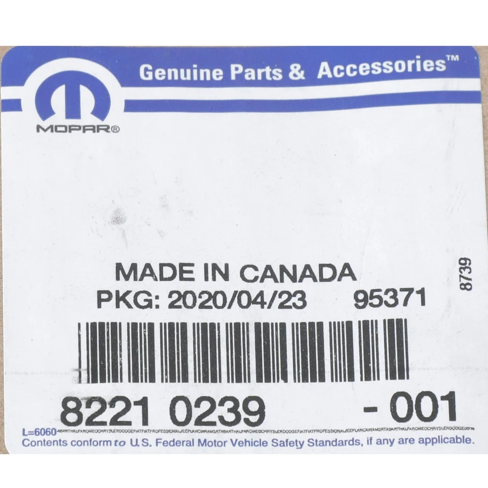 07-11 DODGE NITRO PREMIUM MOLDED REAR SPLASH GUARDS GENUINE NEW MOPAR 82210239 - Imagem 3 de 3