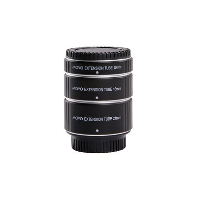 Movo Auto Focus Macro AF Extension 3 Tube Set for Pentax Q Mirrorless Camera