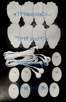 2 Electrode Lead Cable(3.5mm Plug)+(16)replacement Massage Pads Electrodes Combo 2 Electrode Lead Cable(3.5mm Plug)+(16)replacement Massage Pads Electrodes Combo