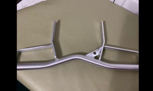 Polaris Scrambler 500/trailblazer 250 Rear Grab Bar Bumper Rack Brushed Aluminum - Picture 2 of 2