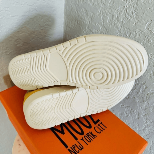 Sneaker Miz Mooz Veronica in pelle leggera giallo/bianco taglia 9 euro 40, nuova con etichetta - Foto 12 di 16