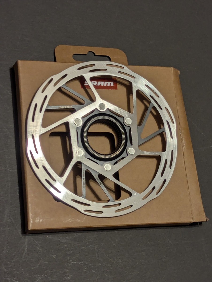 Sram Paceline Disc Brake Rotor, 160mm, CenterLock, Silver/Black