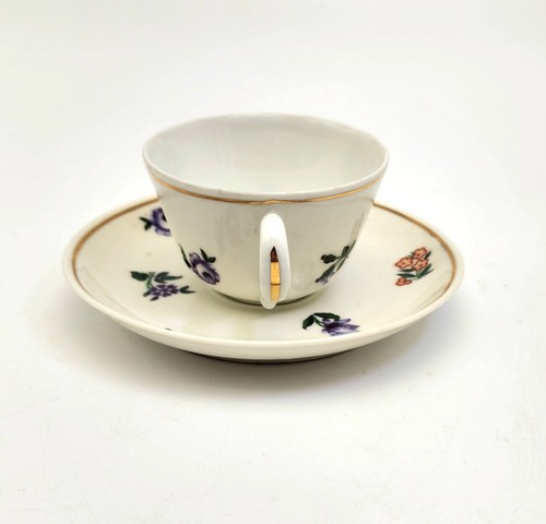 Vintage Italian Richard Ginori Demitasse Cup and Saucer Floral 7-40 - Picture 3 of 12