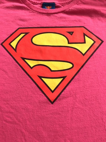 Superman Pink T-Shirt (Size M) | eBay