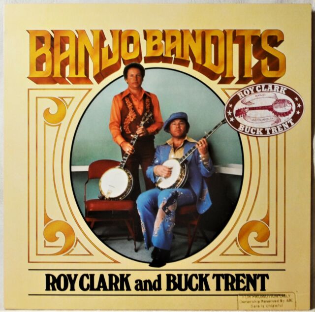 Roy Clark and & Buck Trent Banjo Bandits LP NM Vinyl Extra Albums Ship