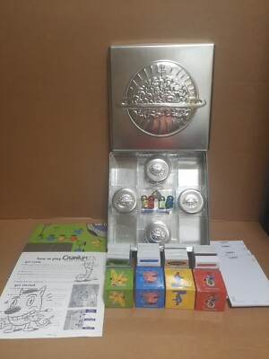 Cranium Primo Edition Board Game Collector Silver Tin Vintage 2002 No Clay 