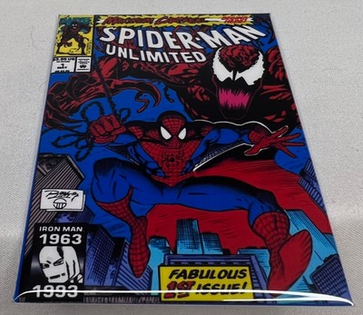 1993 Spider-Man Unlimited #1 Maximum Carnage Cover Art Handcrafted Magnet