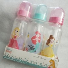 NEW Disney Baby Princess Bottle Set 3