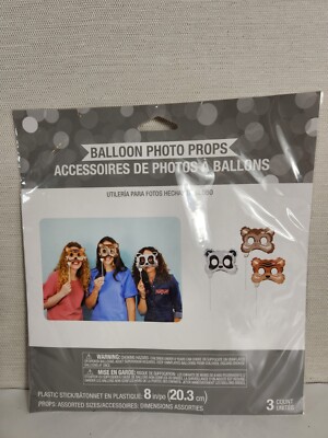 Animal Masks Balloon Photo Props Costume Halloween Panda Tiger Monkey New