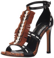 Lola Cruz Women S High Heel Fringe Sandal Cuero 38 Eu 8 M Us Lola Cruz Women S High Heel Fringe Sandal Cuero 38 Eu 8 M Us