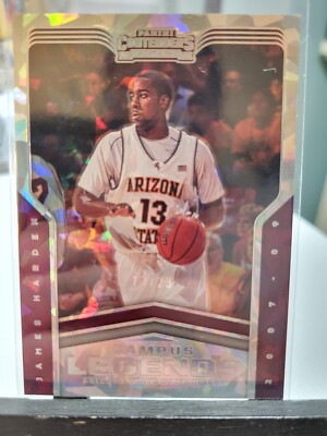 James Harden Campus Legends Cracked Ice 13/23 2020-21 Panini Contenders Draft