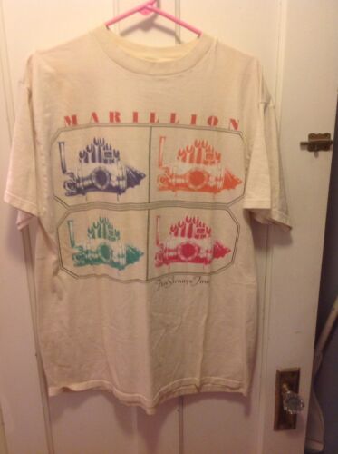 Marillion This Strange Engine OFFICIAL CONCERT Shirt XL Tour RARE 1997 - Afbeelding 1 van 5