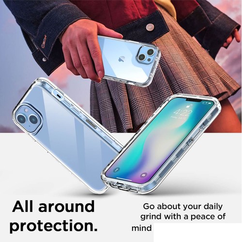 For Motorola Moto G 5G 2024 Hybrid Transparent 3in1 Detachable Frame Case Cover - Bild 12 von 72