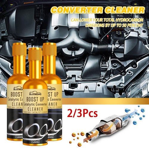 3pcs Boost Up Vehicle Engine Catalytic Converter Cleaner Multipurpose Deep-Clean - Picture 2 of 11