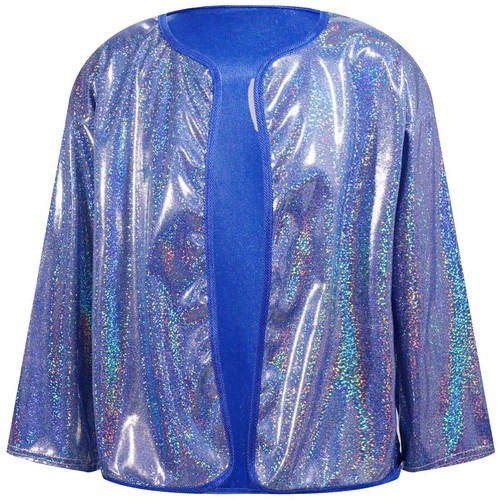 Kids Girls Shrug Long Sleeve Outerwear Sparkle Cardigan Glittery Costume Dance - Picture 22 of 91