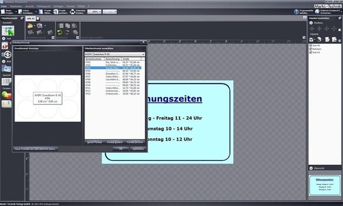 Etiketten Druckerei 8.5 inkl.Papier - PC-DVD - NEU & Verpackt - Bild 3 von 8