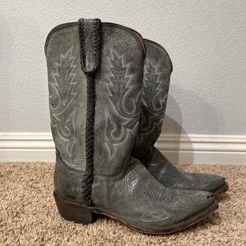 Lucchese Men's Anthracite Marsh Goat 