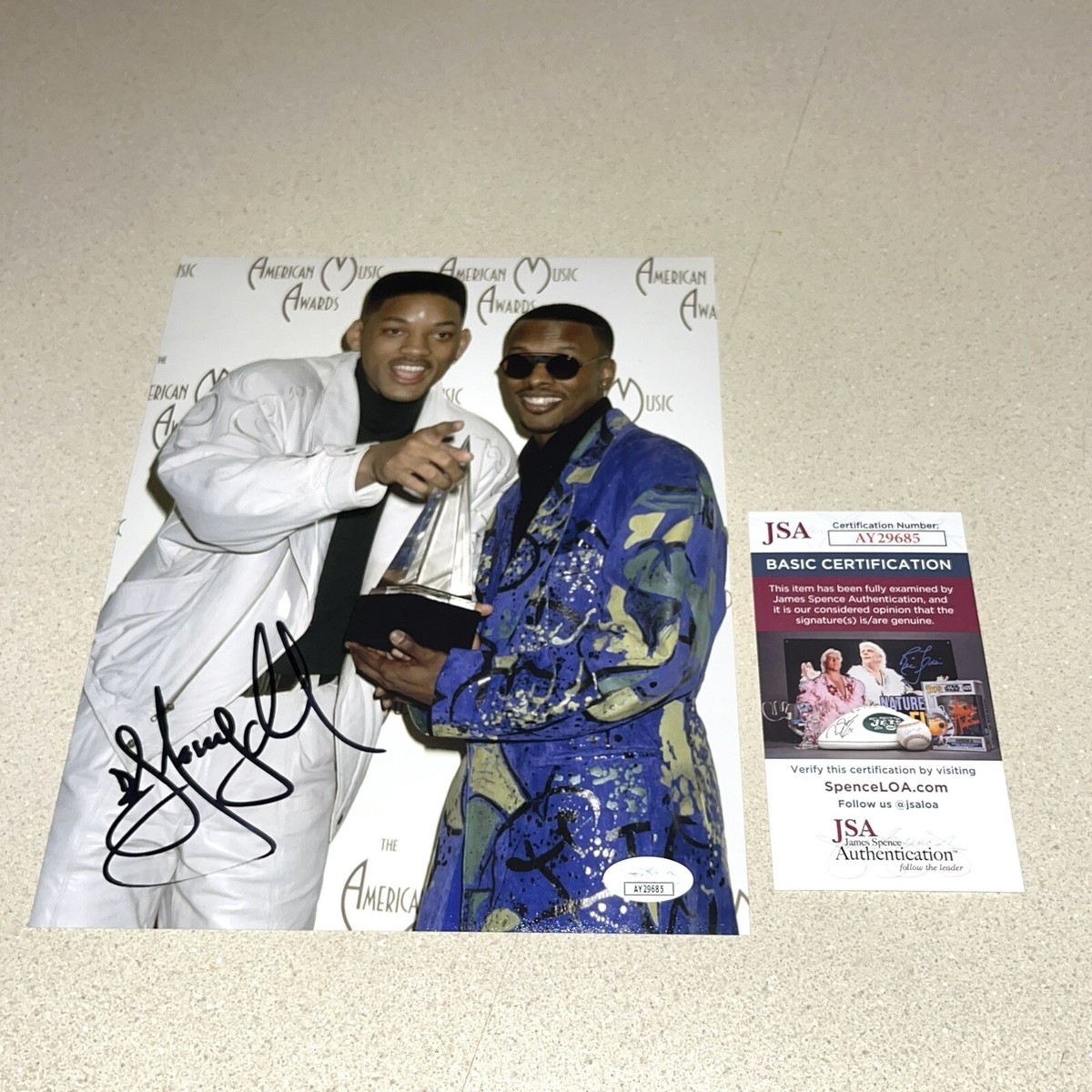 DJ JAZZY JEFF signed autographed 8X10 PHOTO FRESH PRINCE OF BEL