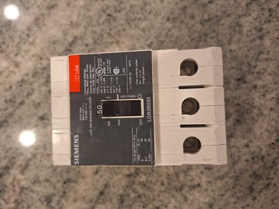 Siemens LGB3B050 50 Amp 3 Pole Bolt On Circuit Breaker 
