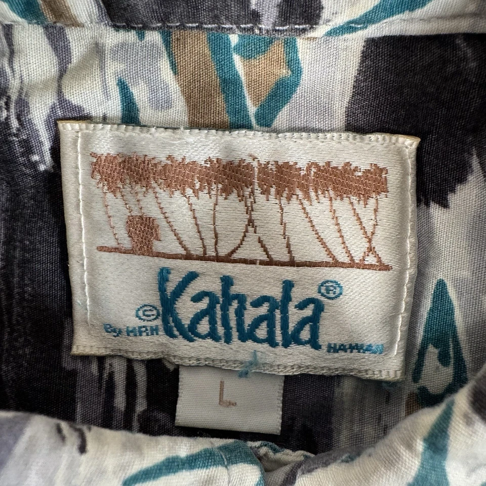 Camisa Hawaiana De Colección Y2K Kahala L Tiburones del Océano Hammerhead Arrecife Artístico Aloha Foto 2 de 4