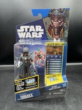 Hasbro Star Wars Clone Wars 2010 Battle Game Card Hondo Ohnaka Action Figure