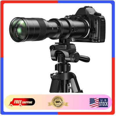 420-800mm F8.3 Telephoto Zoom Lens for Canon EF/EF-S EOS Rebel T8i/T7i/T7/T6i
