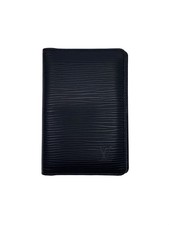 LOUIS VUITTON Taiga Organizer in Black Leather, Men's