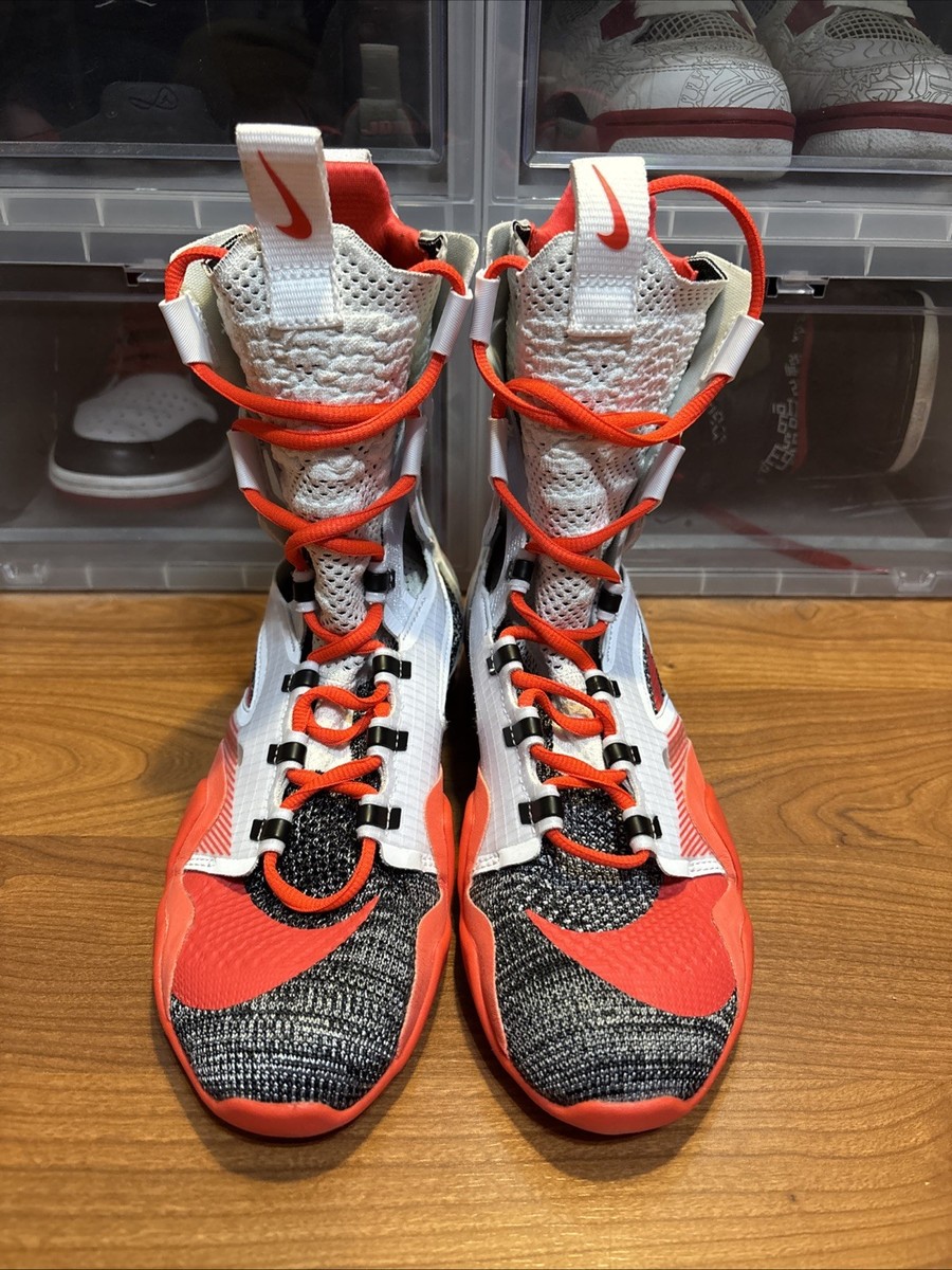 Nike HyperKO 2 White Crimson Black CI2953-101 Boxing Boots Shoes