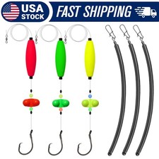 6PCS Catfish Rig with Dragging Weights Kit Santee Rig Fishing Tackle for Catfish