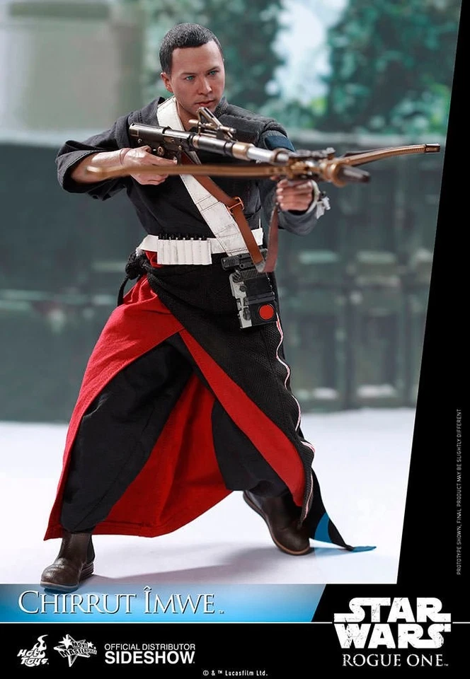 Figura de acción de Chirrut Imwe obra maestra de la película Rogue One Star Wars Story Hot Toys Foto 2 de 4