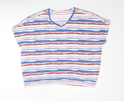 Mehrfarbige Polyesterbluse Damen UK-Größe 18 EWM