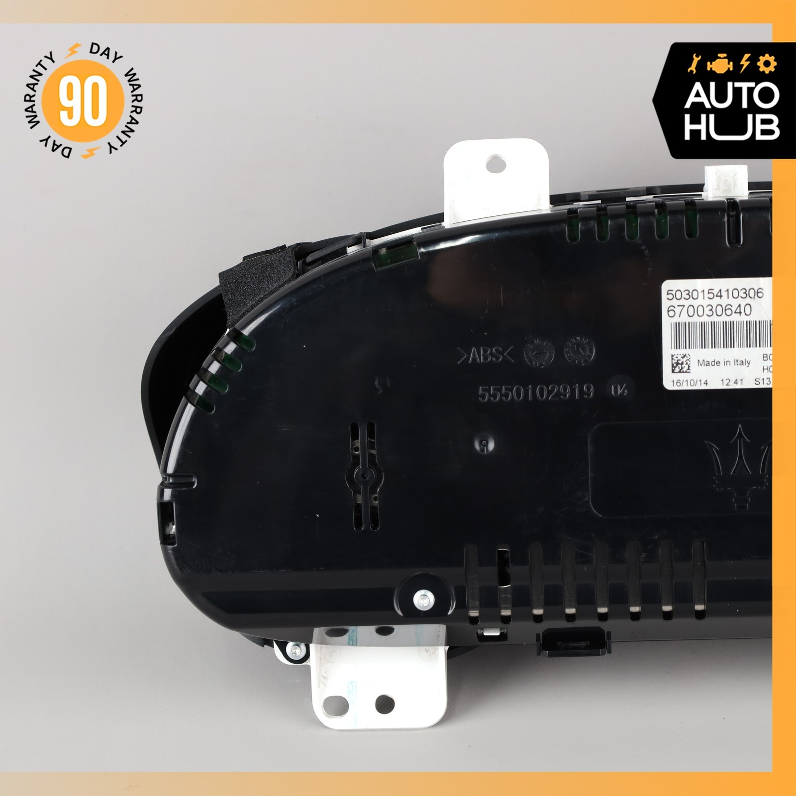 14-15 Maserati Ghibli S Q4 M157 Instrument Cluster Speedometer OEM