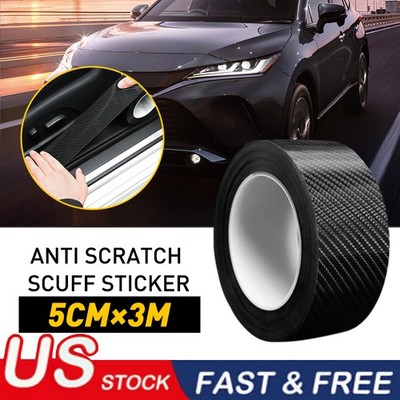 300CM Protector Sill Scuff Car Auto Door Plate Anti-Sticker Scratch Bumper Strip