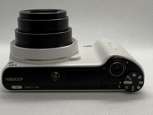 Samsung Digital Camera WB200F 14.2MP white Tested. Battery, Charger, Case. - Picture 5 of 9