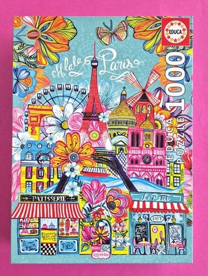 1000 Teile Puzzle * EDUCA * PARIS * KUNST * STADT * neuwertig *