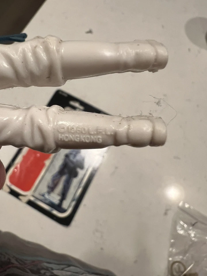 De colección 1980 Star Wars ESB Snowtrooper Sin usar, en caja, reverso de tarjeta original Kenner ¡¡raro!! LEER Foto 2 de 4