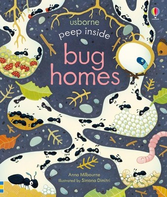 Peep Inside Bug Homes - board book