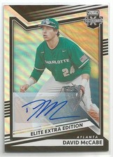 2022 Panini Elite Extra Edition Baseball David McCabe #125 Signatures Parallel