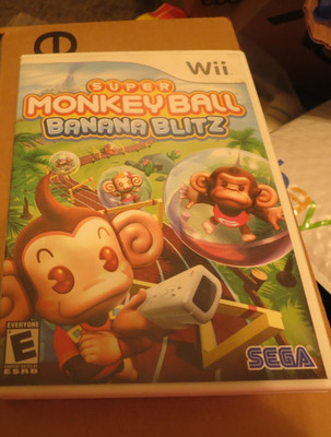 Super Monkey Ball Banana Blitz Nintendo Wii With Booklet